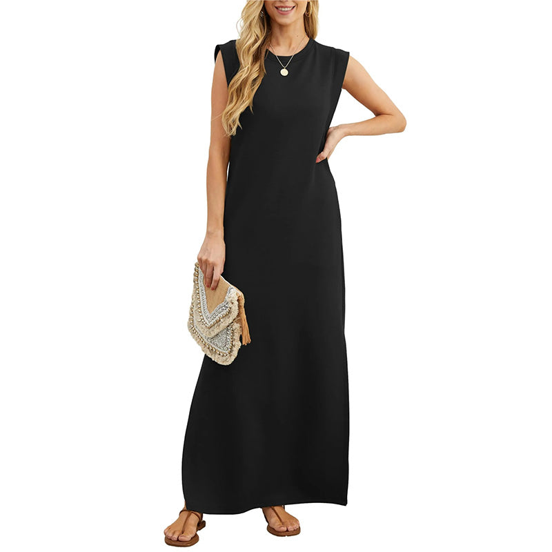 Yllona™ - Sleeveless Casual Maxi Dress - Bandorial