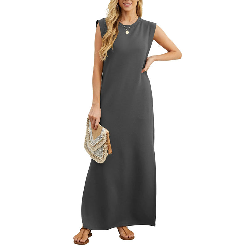 Yllona™ - Sleeveless Casual Maxi Dress - Bandorial