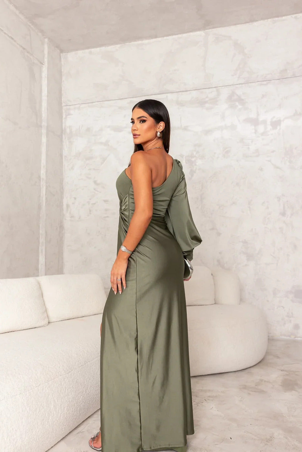 Alison - Elegant Slit Maxi Dress - Bandorial
