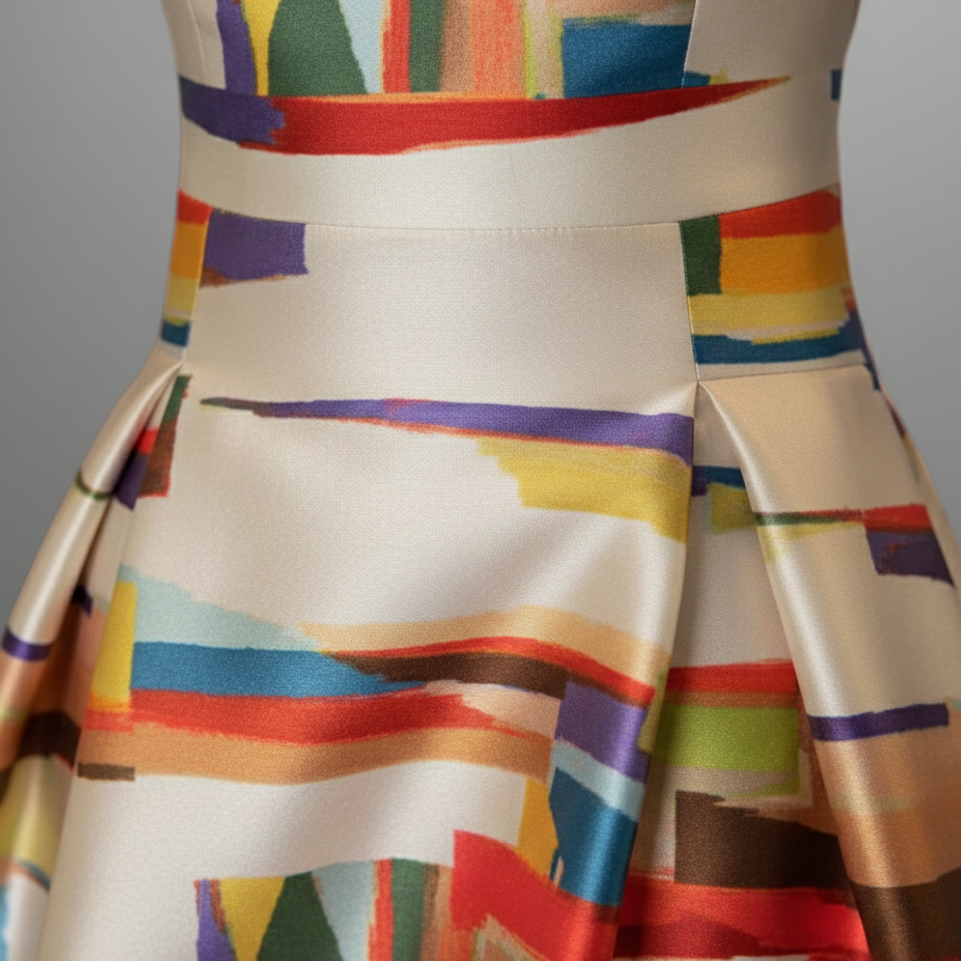 Women's Formal Printed Sleeveless Maxi Dress in Multicolor